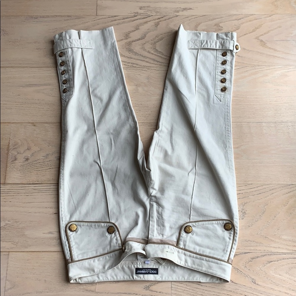 Dolce and Gabbana  capris creamish more white